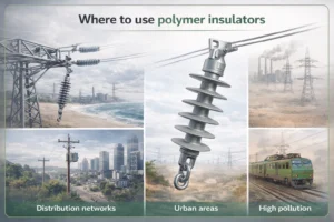 polymer vs porcelain insulator