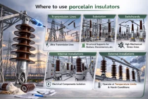 polymer vs porcelain insulator