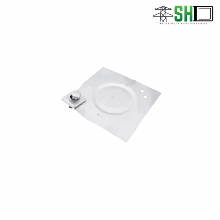 Grounding Plate Pole Butt Hot Dip Galvanized Steel