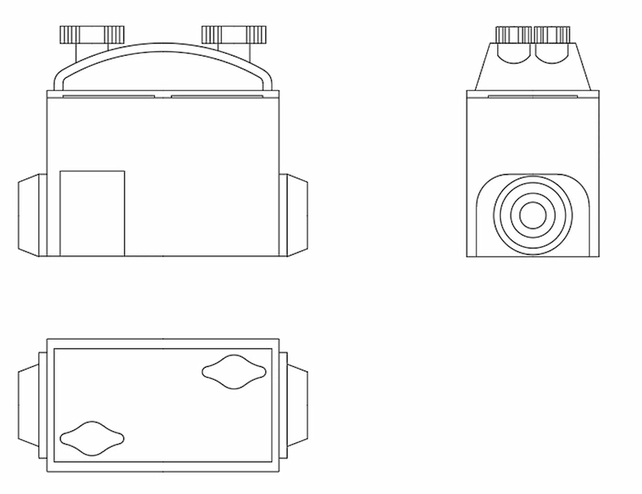 Heavy Duty Cut Out DIMENSION