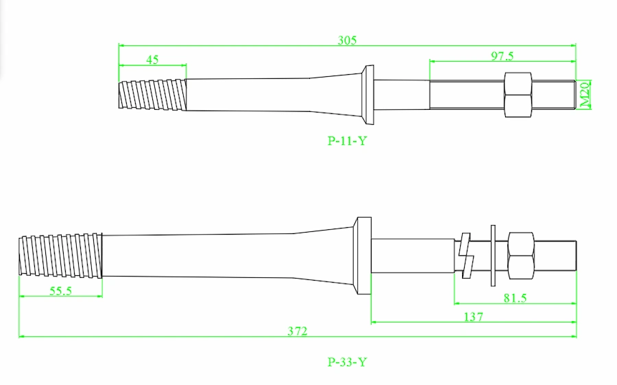 Cross Arm Pin DIMENSIONS
