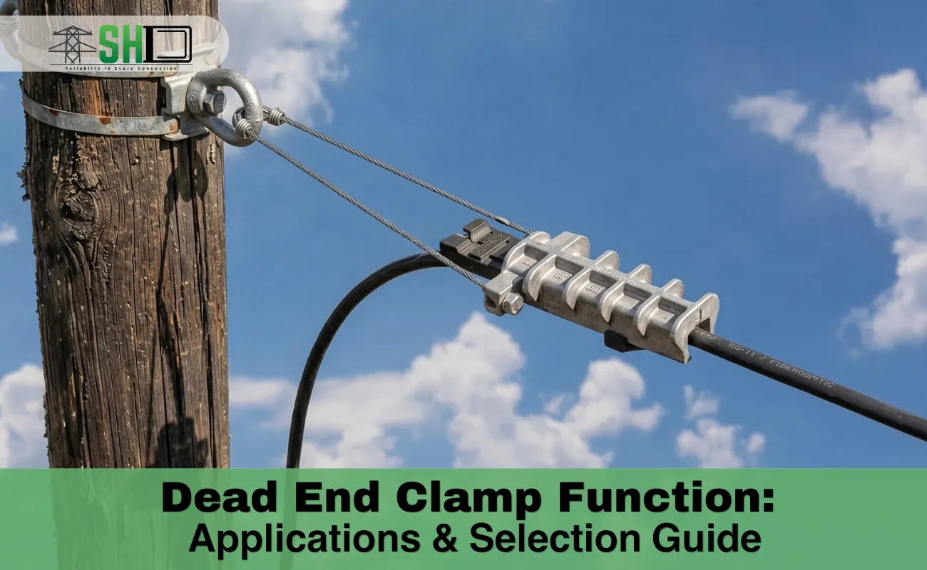 Dead End Riser One Line Dead End Clamp Function in Overhead Lines