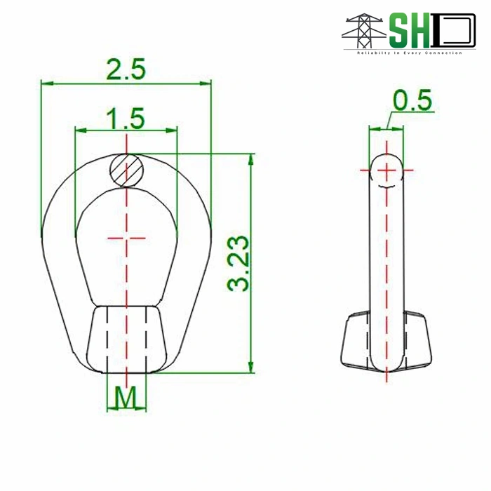 Eye Nut Dimensions