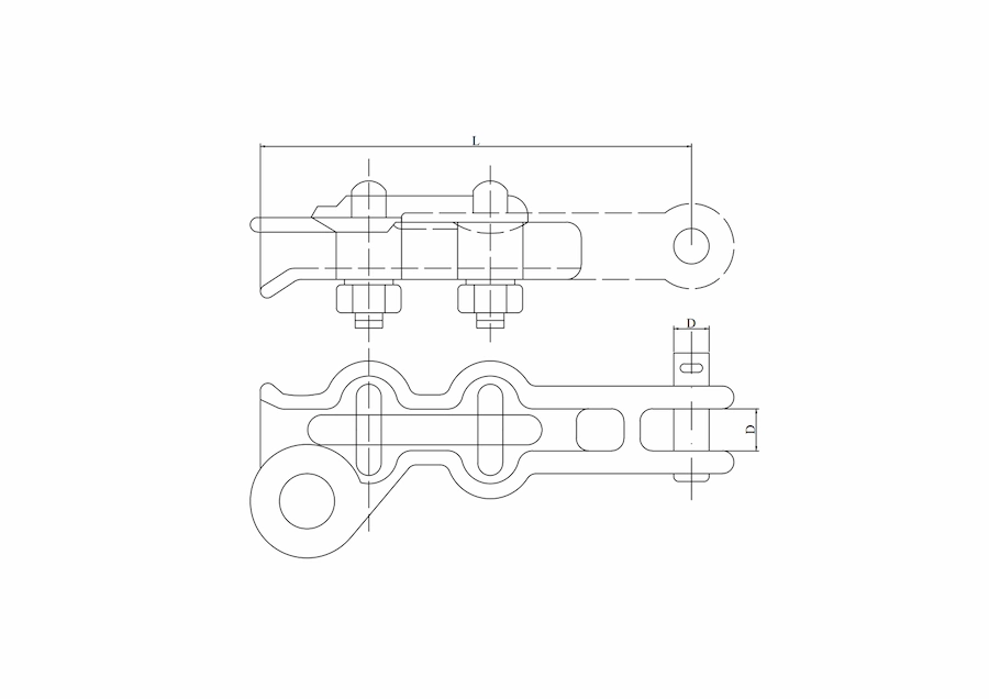 NLZ Dead-end Strain Clamp D