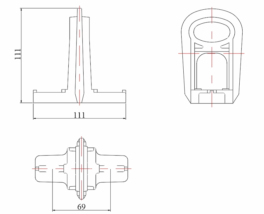 Cable Anchor Bracket DIMENSIONS