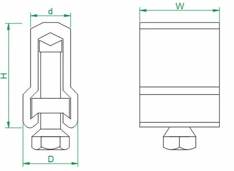 Line Tap Connector DIMENSIONS