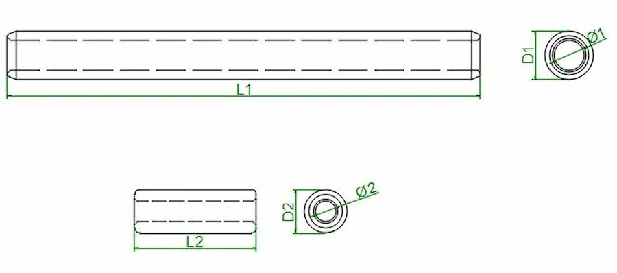 Mid Span Joint DIMENSIONS