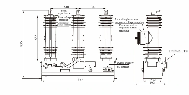 Outdoor Vacuum Circuit Breaker draw