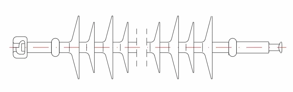 Polymer Tension Insulator DIMENSIONS 2