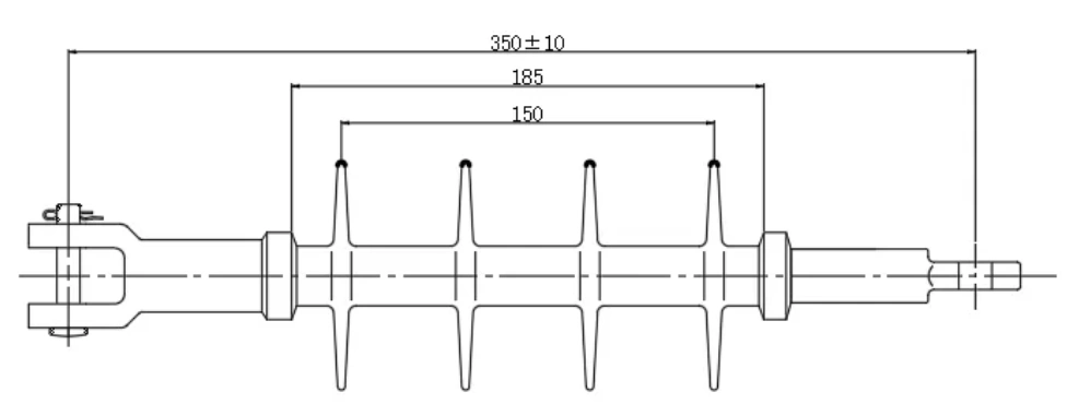 Polymer Suspension Insulator Tension Insulator DIMENSIONS