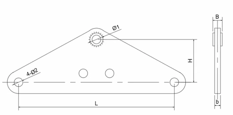 Triangular Yoke Plate