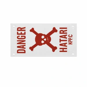 danger plate sign