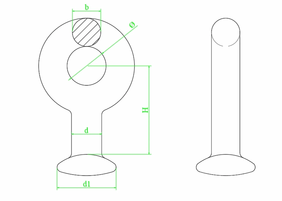 Q Type Ball Eye Dimensions Ball Eye Q