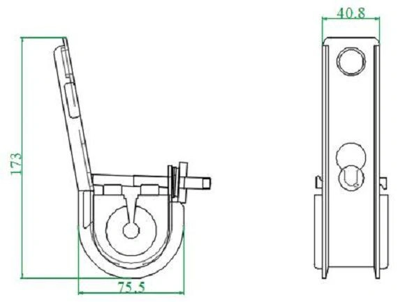 J Hook Suspension Clamp 