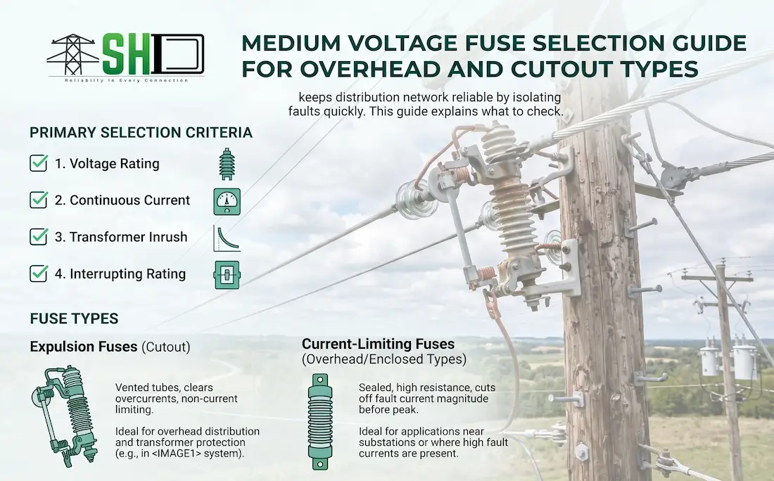 Medium Voltage Fuse Selection Guide for Overhead and Cutout Types Medium Voltage Fuse Selection Guide