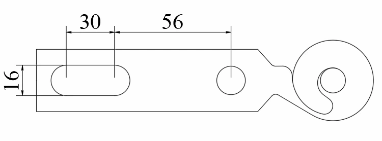Pigtail Hook With Plate