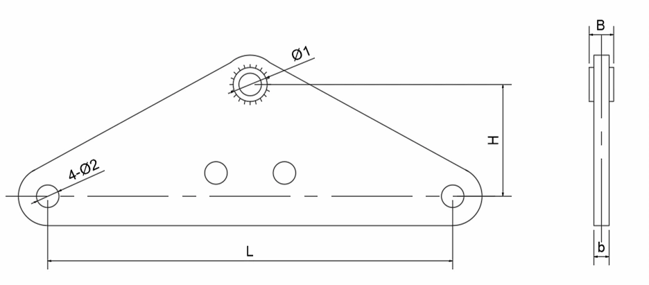 Yoke Plate Dimensions & Weight Sheet Yoke Plates d