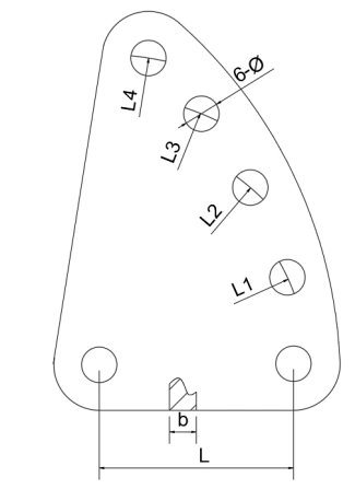 DB Adjusting Yoke Plate DB Adjusting Yoke Plate