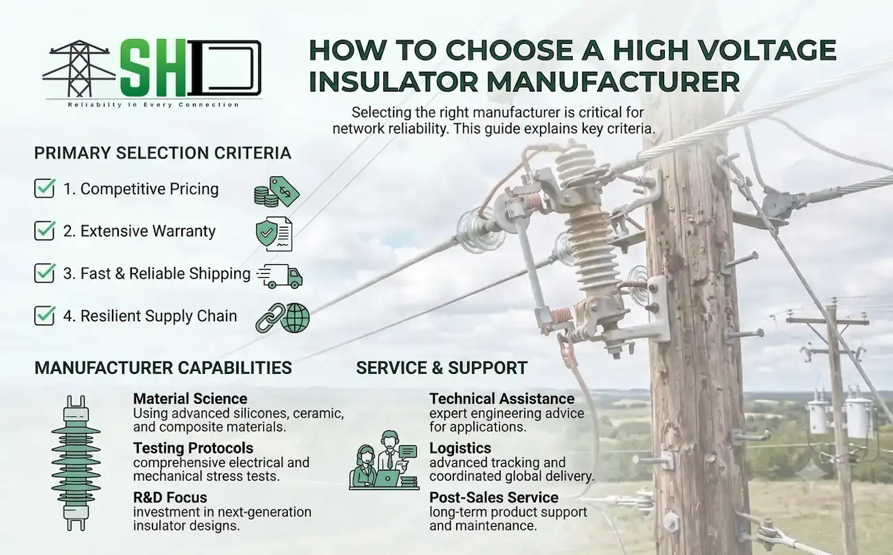 How to Choose a Manufacturer Offering High Voltage Insulator for Sale? High Voltage Insulator for Sale