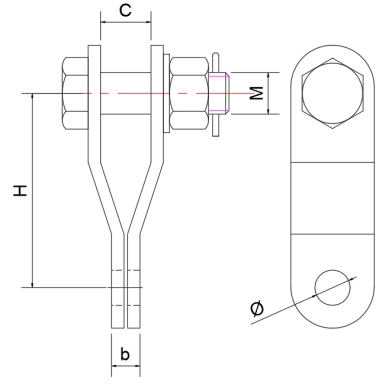 Link Clevis PS