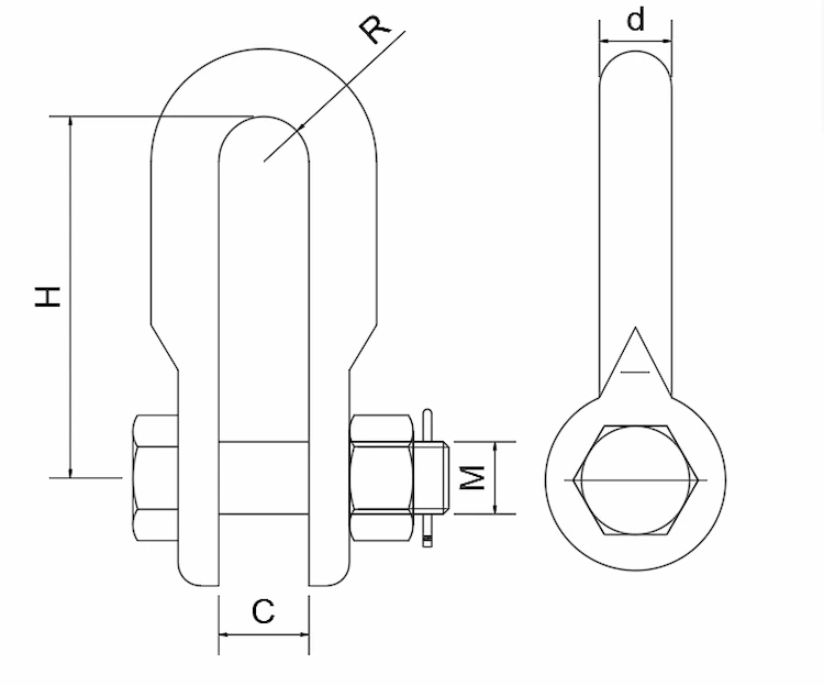 Screw Pin Chain Shackles