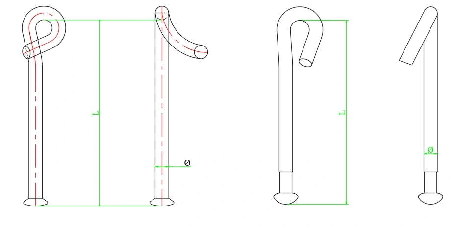 Pigtail Bolt